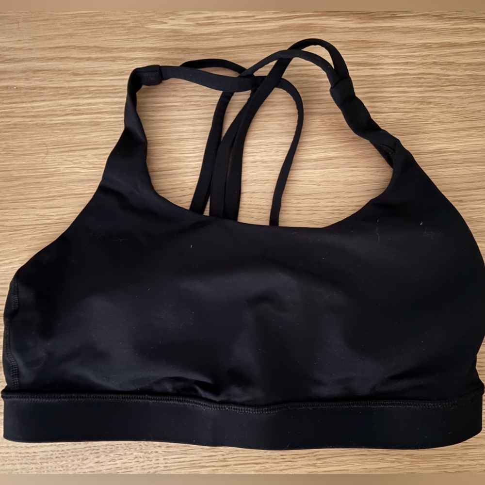 Lululemon Energy Sports Bra Black Size 8